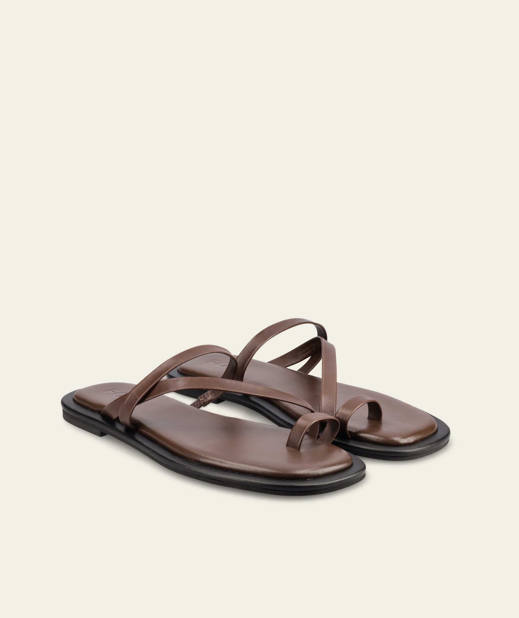 Zuri Strappy Sandal - Choc