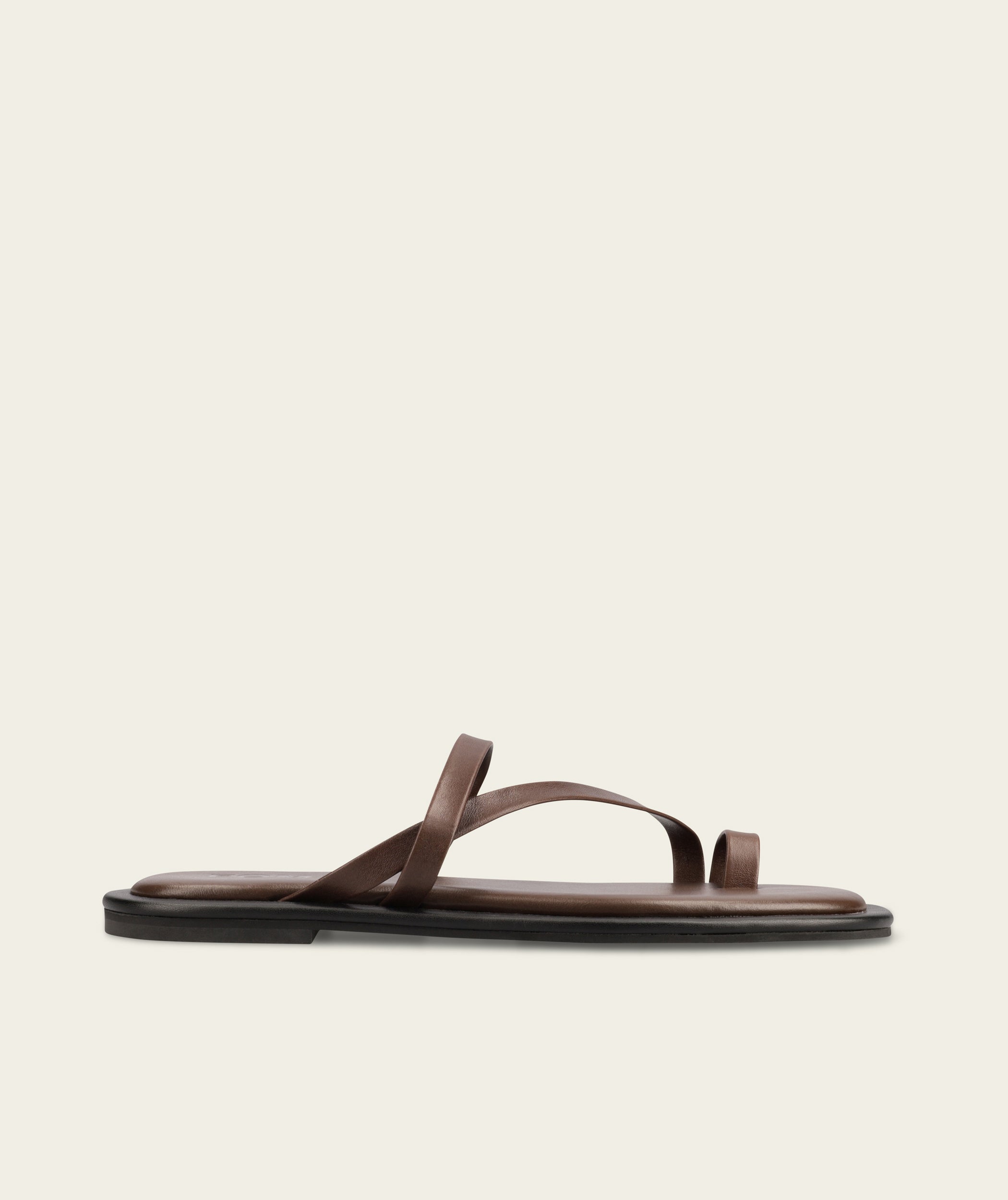 Zuri Strappy Sandal - Choc