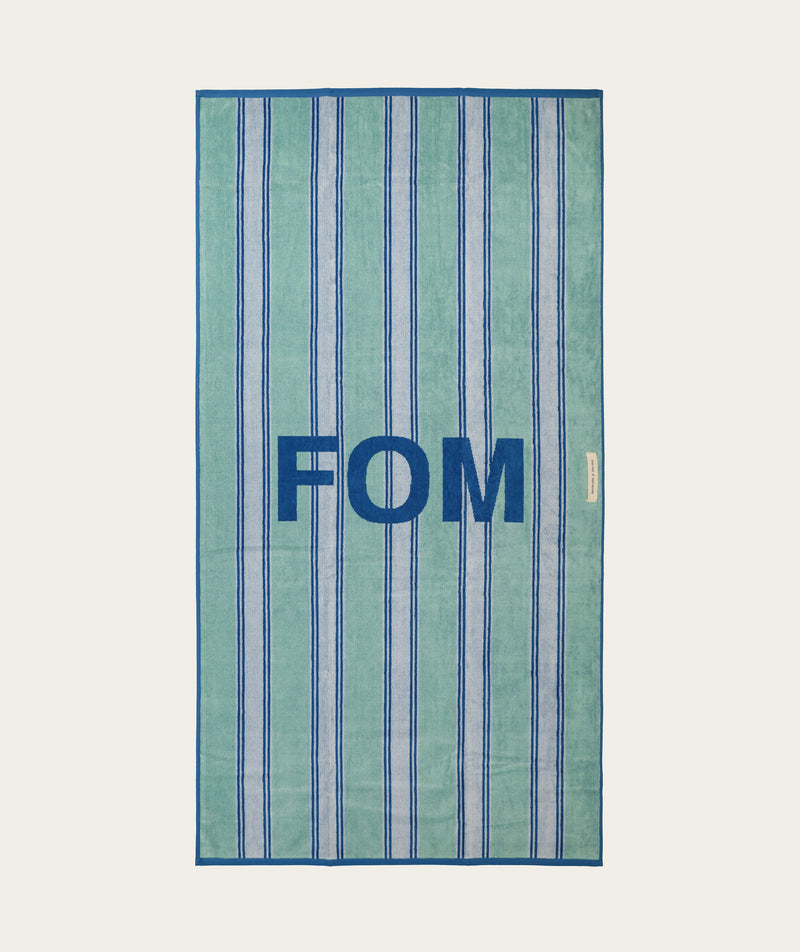 FOM Beach Towel - Green Mojito