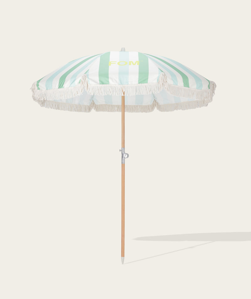 FOM Beach Umbrella - Green Mojito
