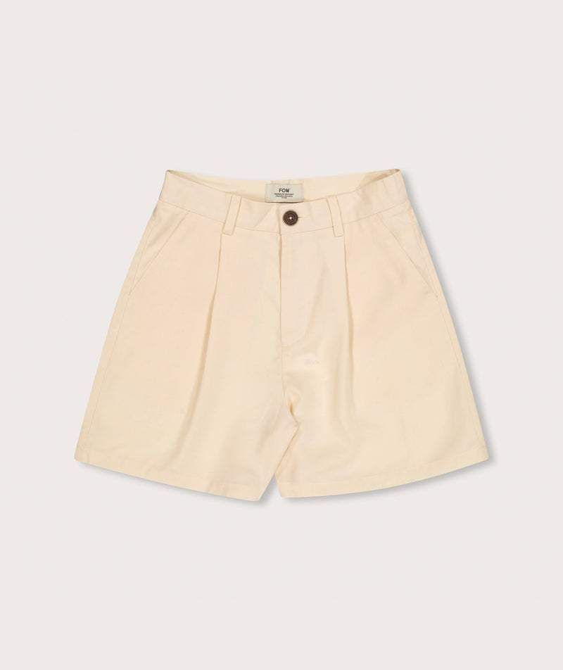 FOM Ladies Fitted Shorts Ecru