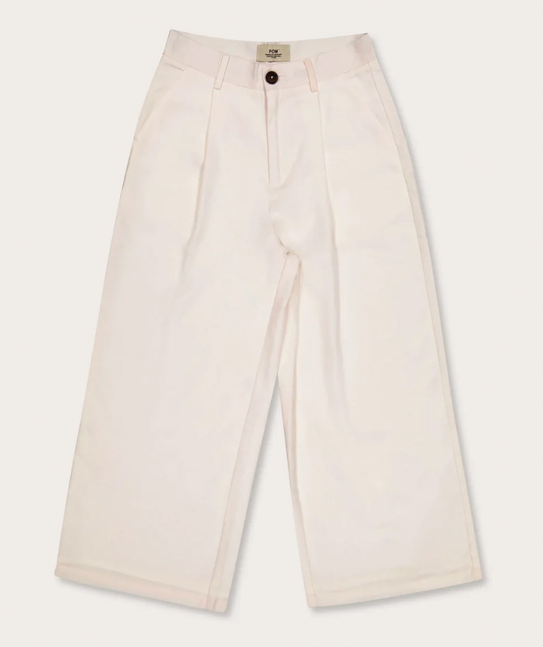 FOM Ladies Cropped Trouser White