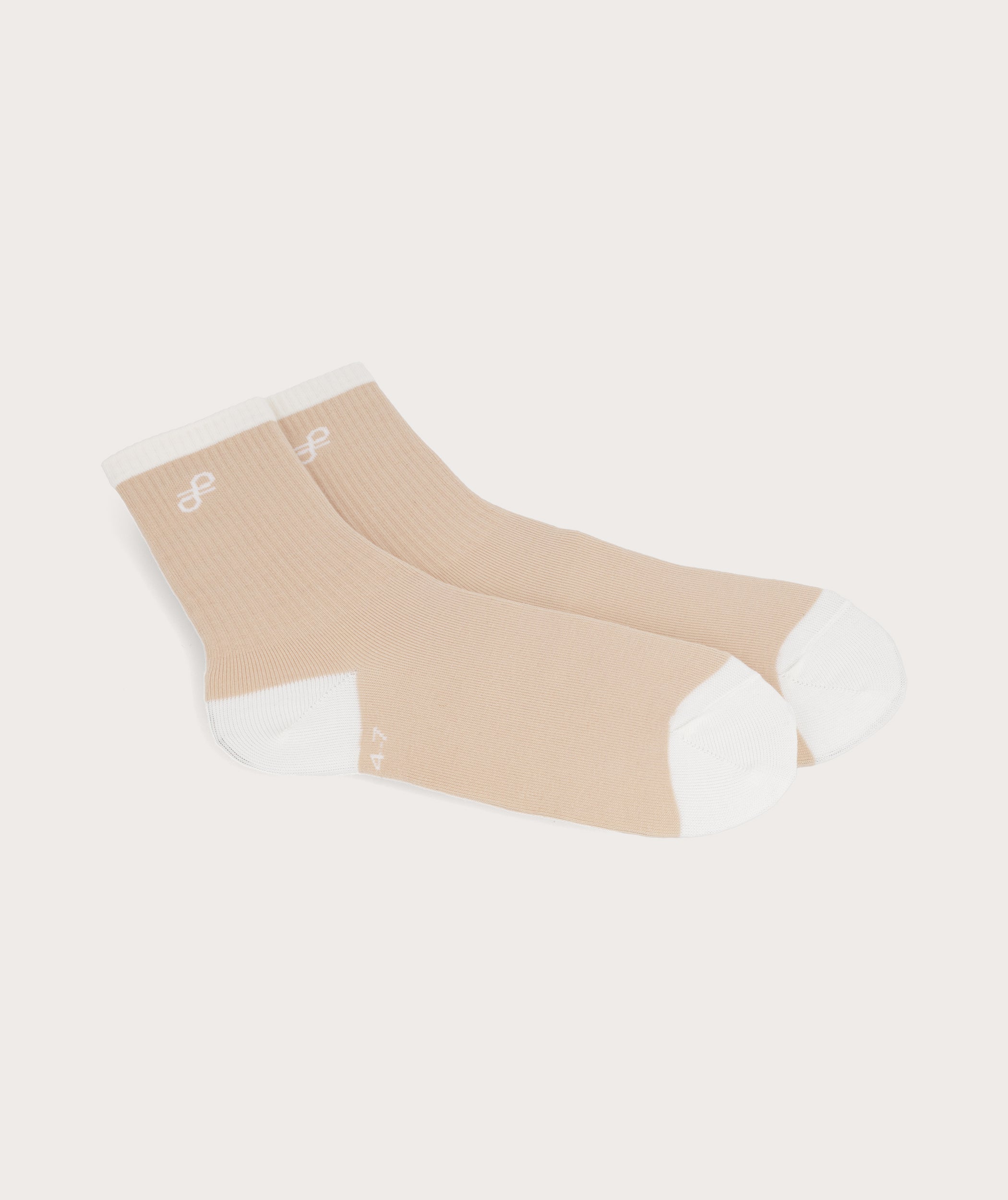 Socks FOM Crew Twin Pack - Stone & Onyx Knot (Size 4-7)