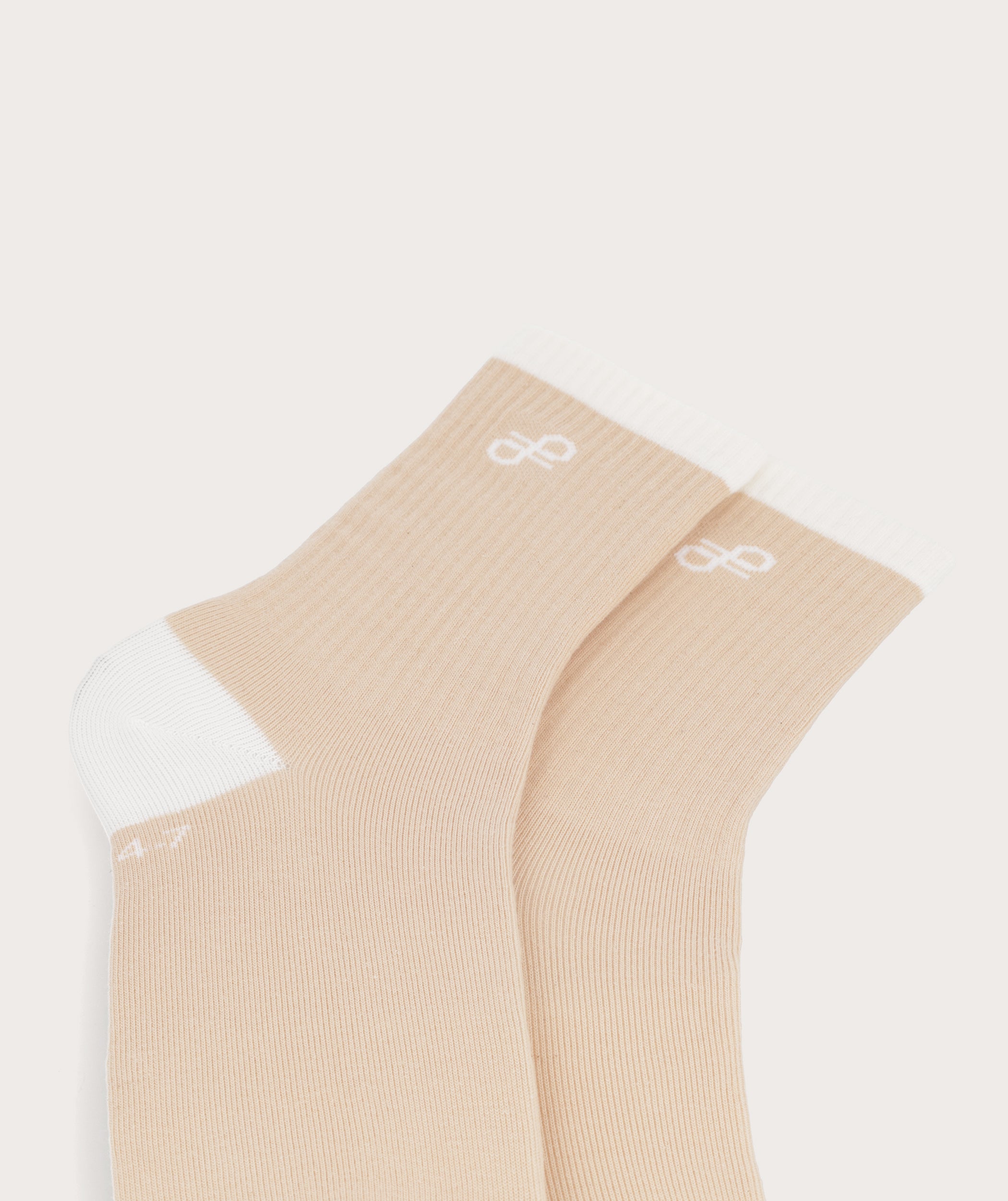 Socks FOM Crew Twin Pack - Stone & Onyx Knot (Size 4-7)